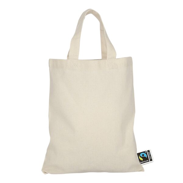 Apothekertasche aus Fairtrade-zertifizierter Baumwolle, Farbe Natur