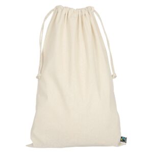 organic:fairtrade Zuziehbeutel, Farbe Natur